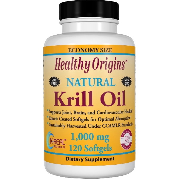 Healthy Origins Krill Oil (純磷蝦油丸) 1000mg 120粒